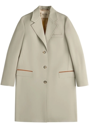 Tod's single-breasted coat - Neutrals