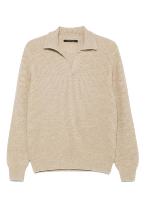 Tagliatore ribbed-knit jumper - Neutrals