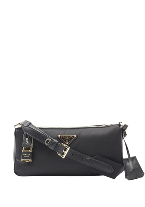 Prada Pre-Owned 2013-2025 Small Leather and Tessuto crossbody bag - Black