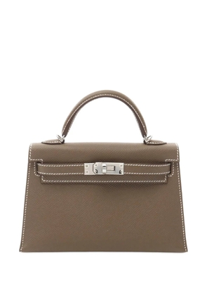 Hermès Pre-Owned 2024 Mini Epsom Kelly II Sellier handbag - Brown