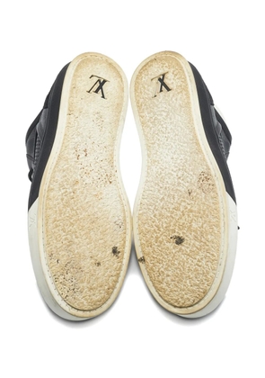 Louis Vuitton Pre-Owned perforated high-top sneakers - Black