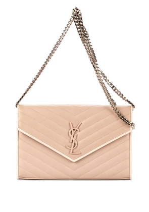 Saint Laurent Pre-Owned Cassandre Enveloppe shoulder bag - Neutrals