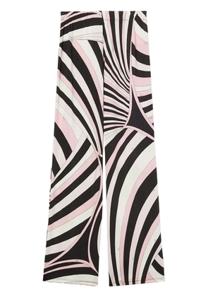 PUCCI iride-print straight-leg trousers - Pink