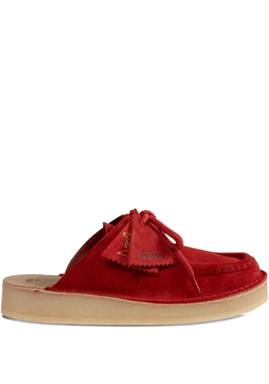 Clarks Originals Nomad suede slip-on mules - Red