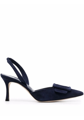 Manolo Blahnik Maysale slingback pumps - Blue