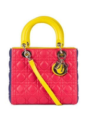 Christian Dior Pre-Owned Lady Dior tote bag - Yellow