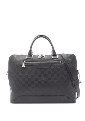 Louis Vuitton Pre-Owned 2017 Damier Infini Porte Documents Avenue Briefcase business bag - Black