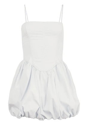 Fleur Du Mal corset bubble mini dress - White