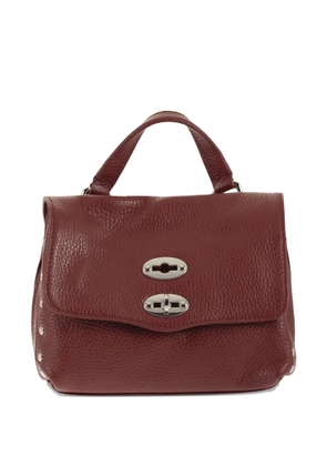 Zanellato Postina studded leather tote bag - Red