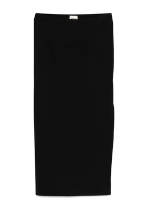 KHAITE Lilth midi skirt - Black