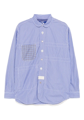Junya Watanabe MAN striped cotton shirt - Blue