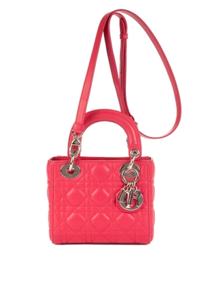 Christian Dior Pre-Owned Lady Dior quilted shoulder bag - Pink