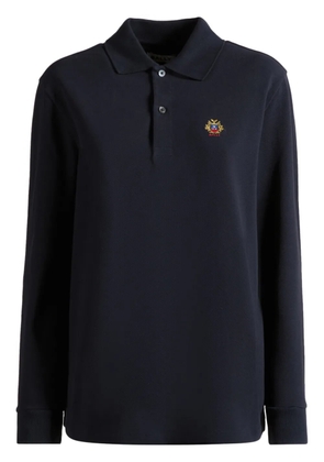 Bally logo-embroidered polo shirt - Blue