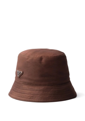 Prada cotton bucket hat - Brown