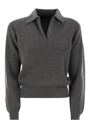 Fabiana Filippi v-neck sweater - Grey
