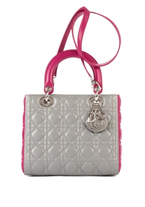 Christian Dior Pre-Owned medium Lady Dior tote bag - Grey