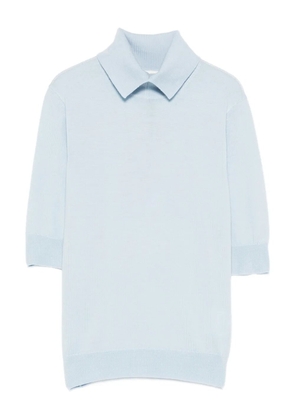 HERSKIND collared knit T-shirt - Blue