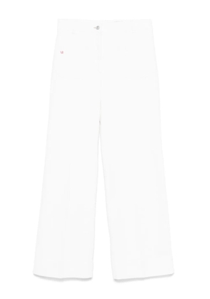 Victoria Beckham logo-tag jeans - White