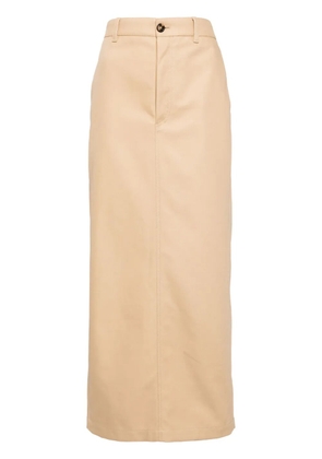 WARDROBE.NYC Drill Column maxi skirt - Brown