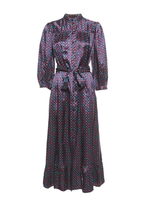 SANDRO star-print maxi dress - Purple