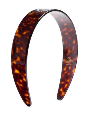 Valentino Garavani VLogo Signature headband - Brown