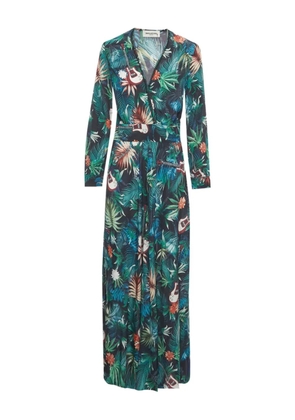 Zadig&Voltaire Roumi floral-print maxi dress - Green