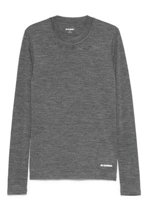 Jil Sander logo-print T-shirt - Grey