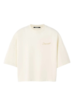 Jacquemus Corto cropped T-shirt - Neutrals