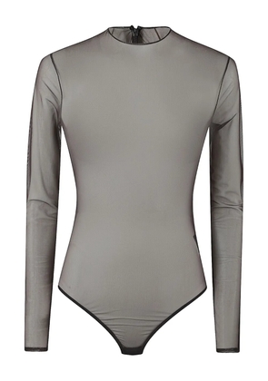 Alex Perry long-sleeve bodysuit - Brown