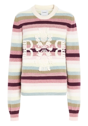 Barrie 3D-logo cashmere sweater - Pink