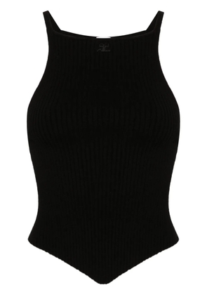 Courrèges Signature top - Black