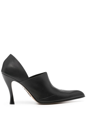 LOEWE Comic 95mm leather pumps - Black