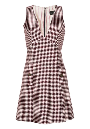 ETRO geometric-patterned mini dress - White