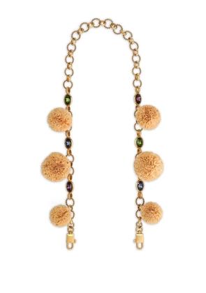 Dolce & Gabbana charm-detail bag strap - Neutrals