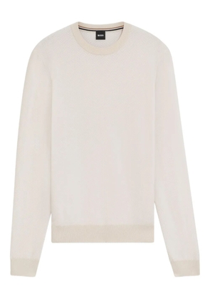BOSS herringbone sweater - Neutrals
