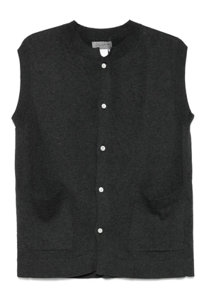 Yohji Yamamoto cotton vest - Grey