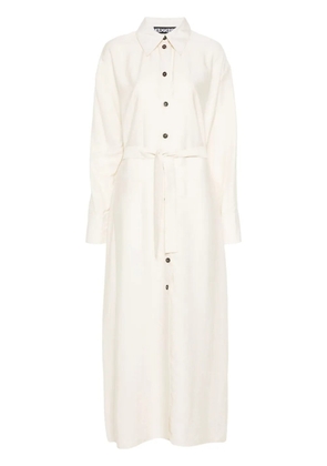 Frenken Parachute shirt dress - White