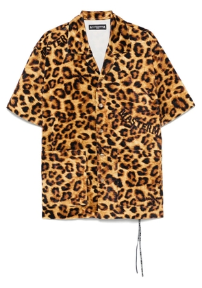 Mastermind Japan leopard-print shirt - Black