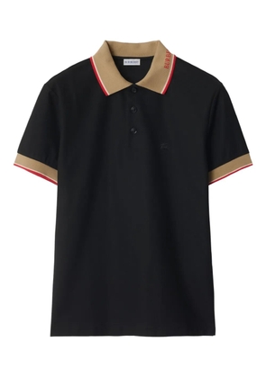 Burberry cotton polo shirt - Black