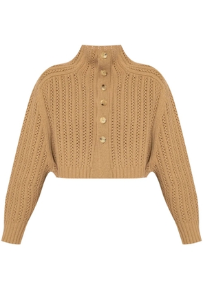 Max Mara Hodeida cropped sweater - Neutrals