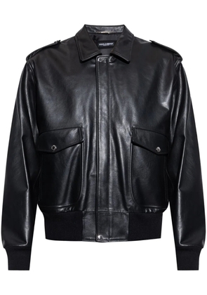 Dolce & Gabbana leather jacket - Black
