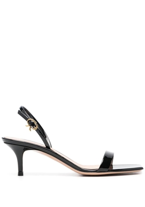 Gianvito Rossi Ribbon 55mm kitten sandals - Black