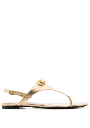 Valentino Garavani VLogo Signature sandals - Gold