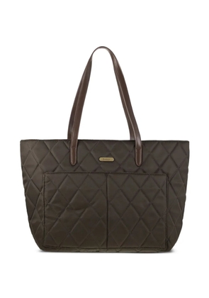 Barbour quilted tote bag - Brown