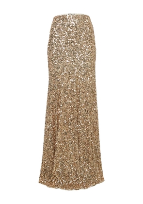 Elisabetta Franchi sequin-embellished maxi skirt - Gold