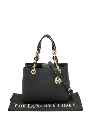 Michael Kors Cynthia leather tote bag - Black