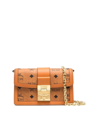 MCM Tracy logo-monogram crossbody bag - Brown