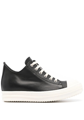 Rick Owens platform leather sneakers - Black