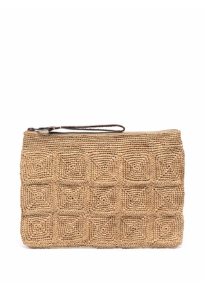 IBELIV Tanala woven clutch - Neutrals