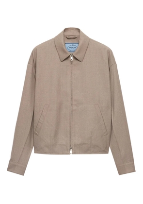 Prada Mouliné jacket - Neutrals
